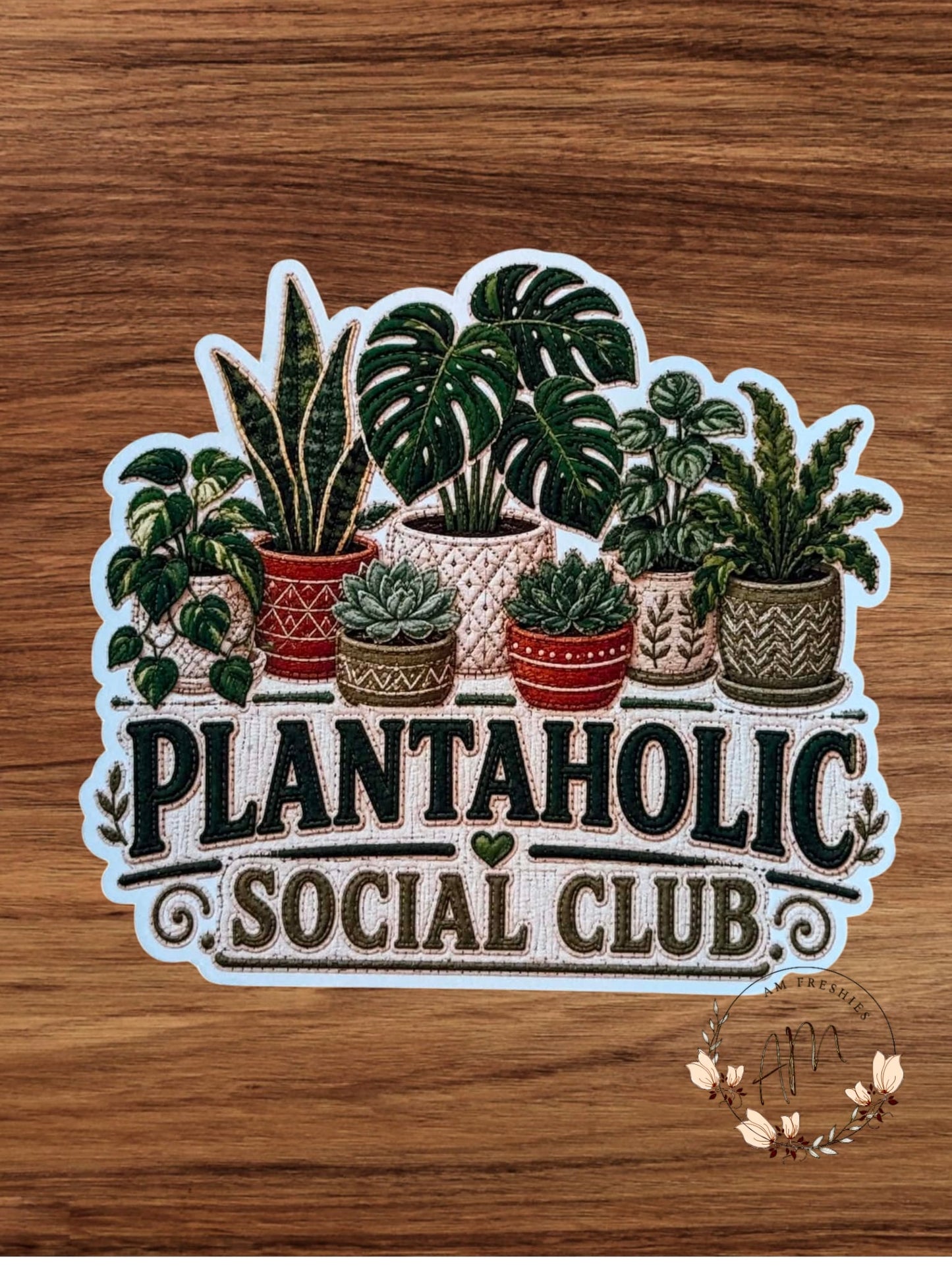 Plantaholic car freshie