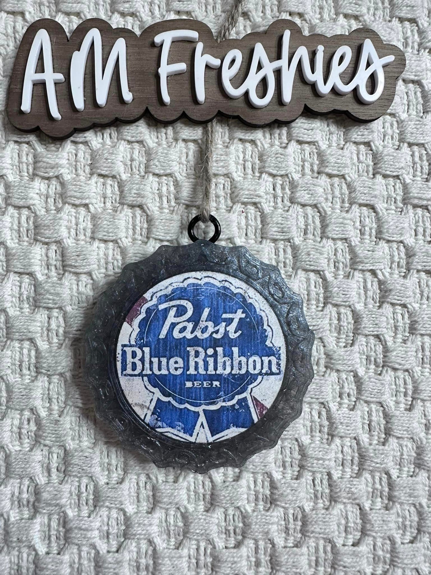 Blue Ribbon Cap Freshie