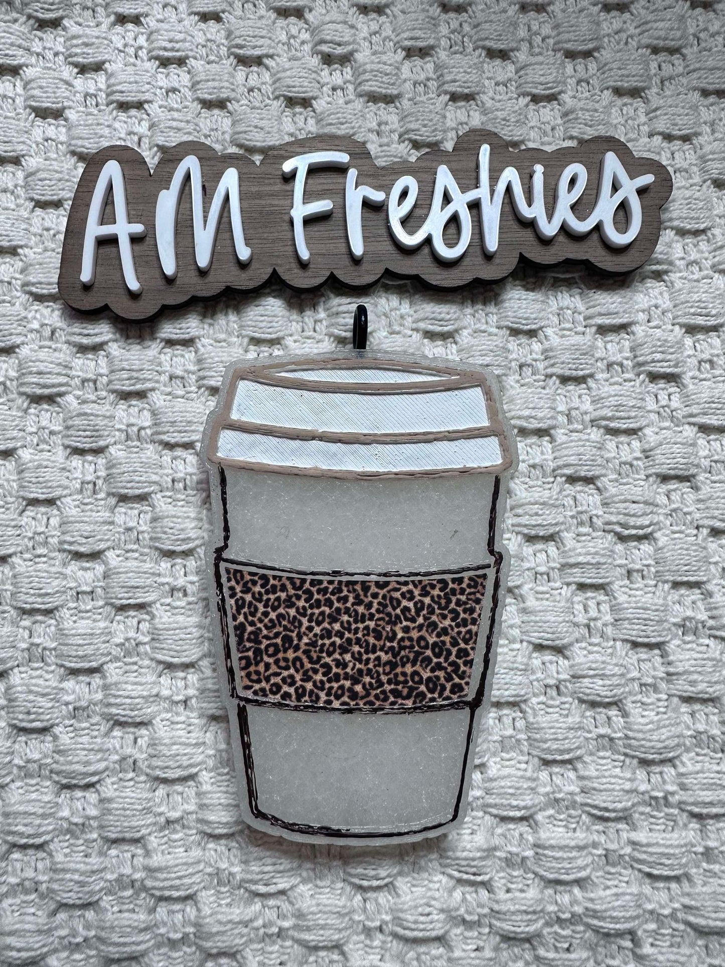 Leopard Latte Cup Freshie