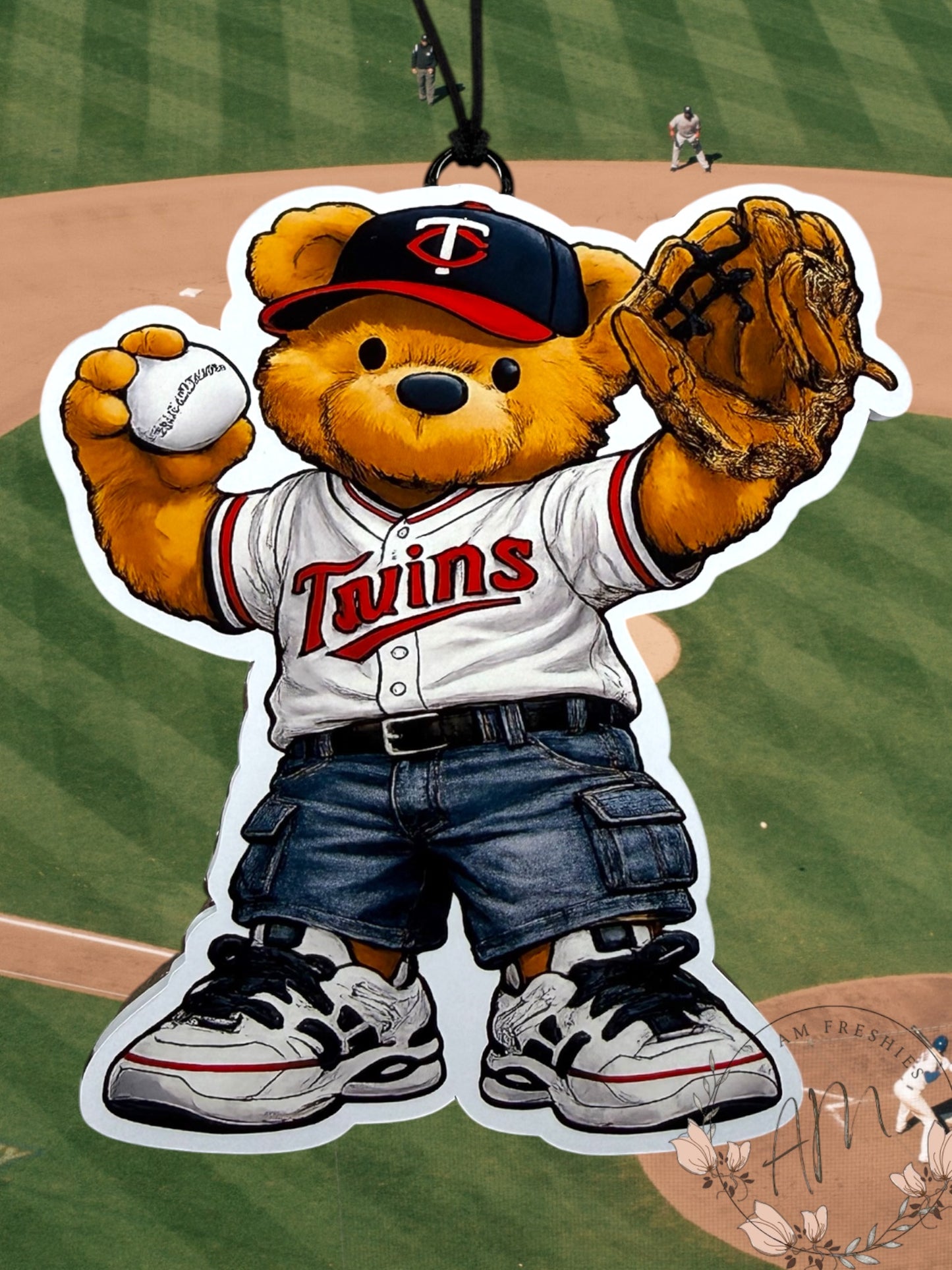 Twins Baseball Bear