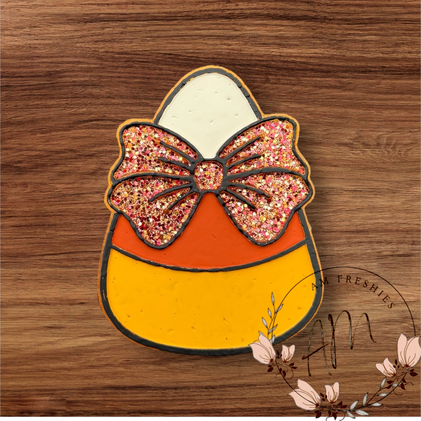Candy Corn with bow