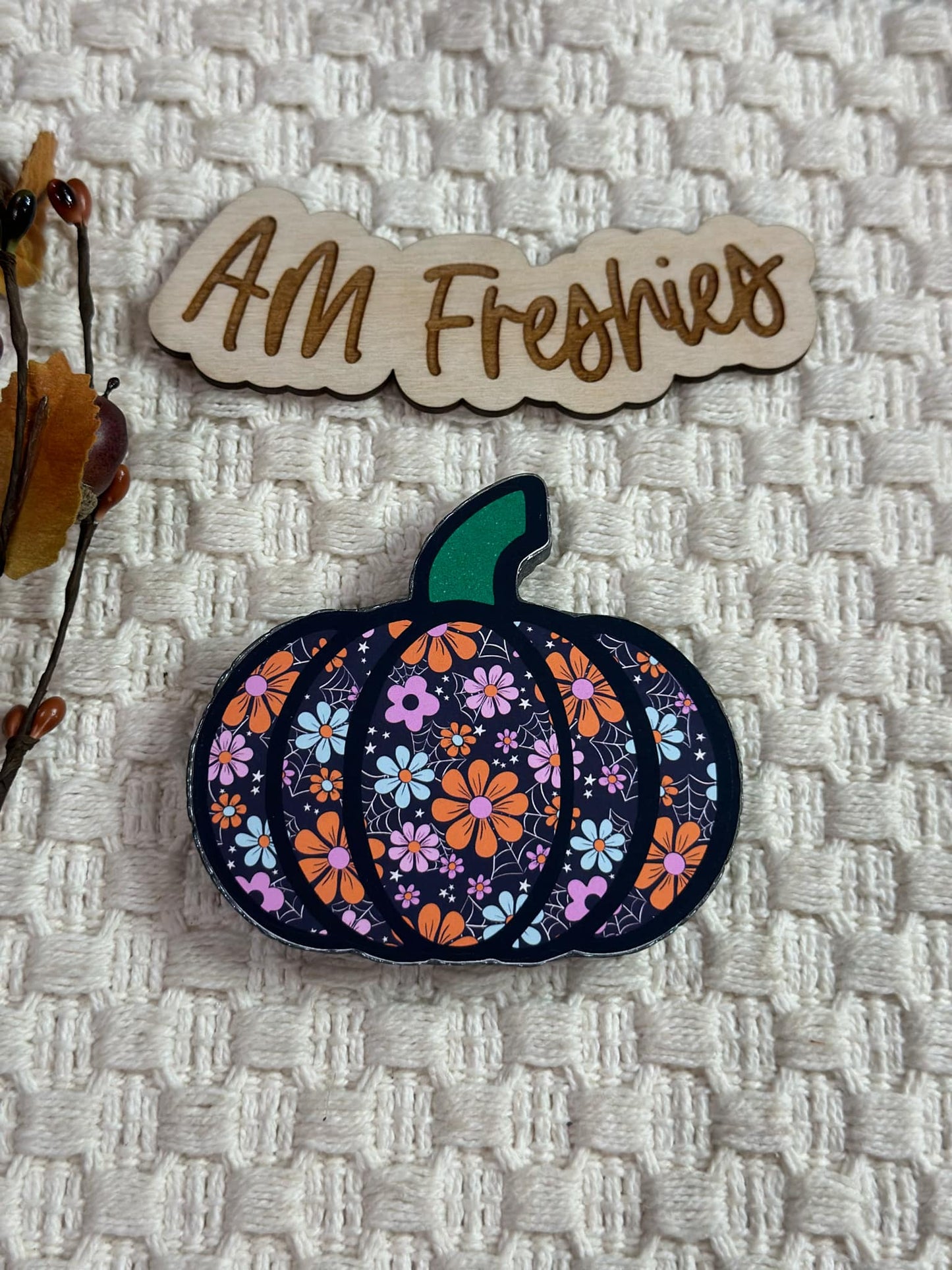 Floral Pumpkin Freshie