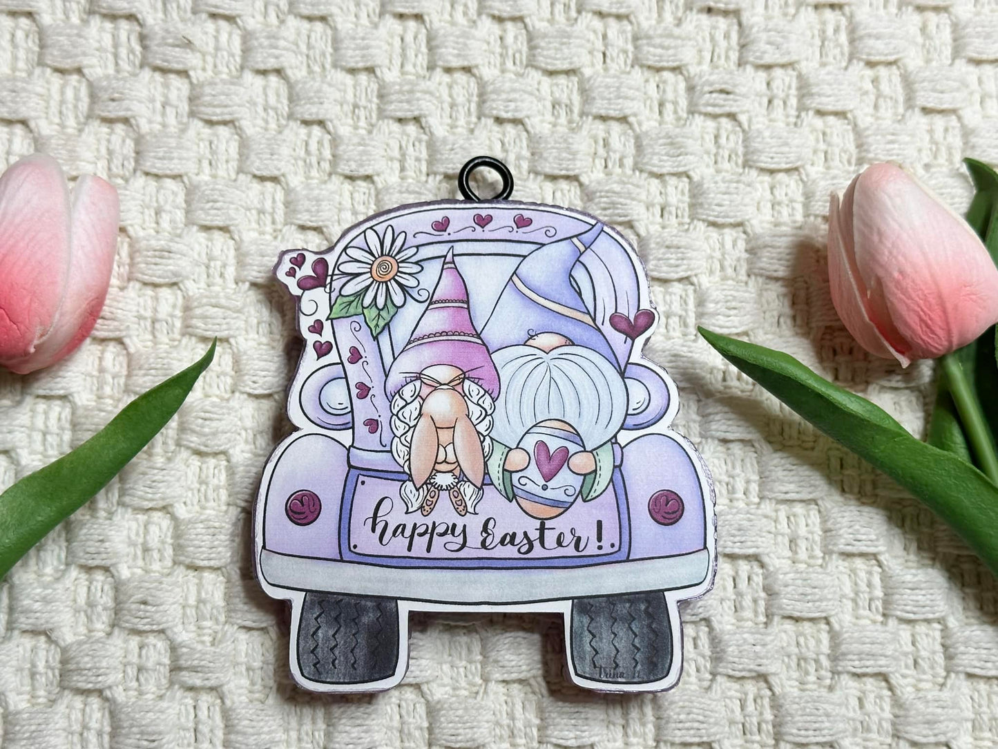 Gnome Easter Car Freshie