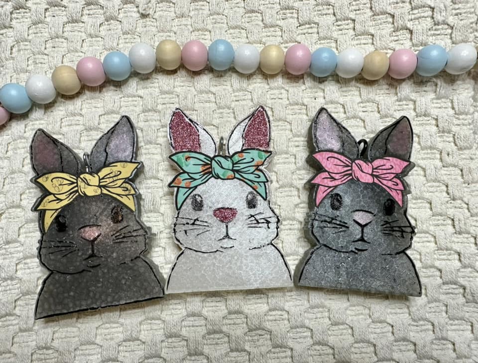 Bunny Easter Car Freshie