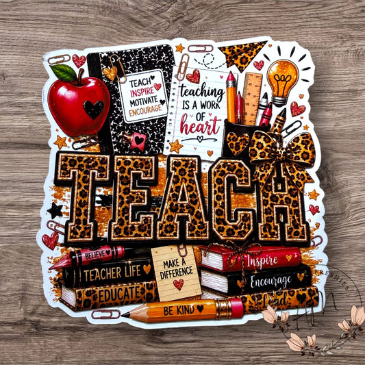 Teach Teacher car freshie