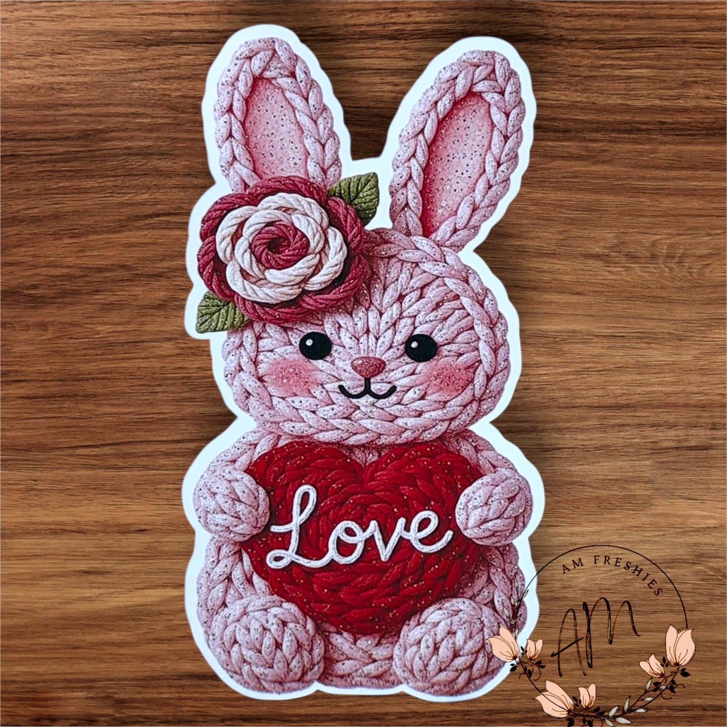 Yarn Bunny Love Valentine