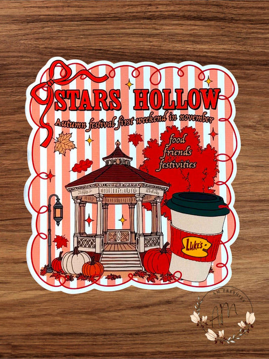 Stars Hollow Gilmore Girls car freshie