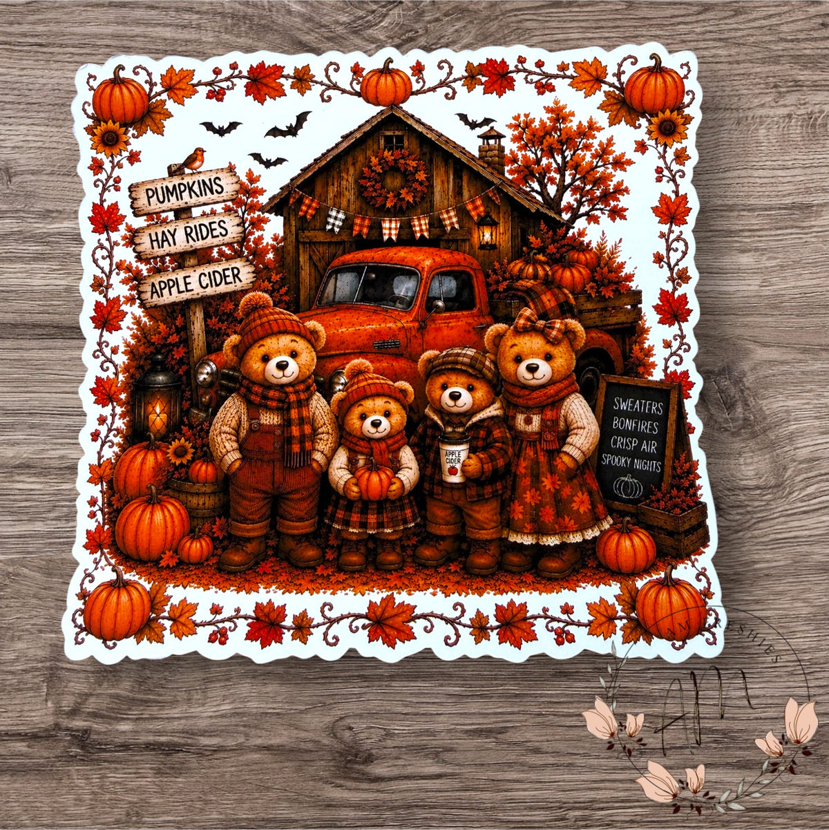 Teddy Bears at the Pumpkin Patch