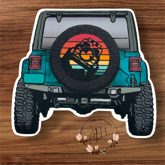 Teal Off Road Freshie