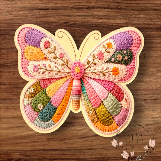 Butterfly stitched Freshie