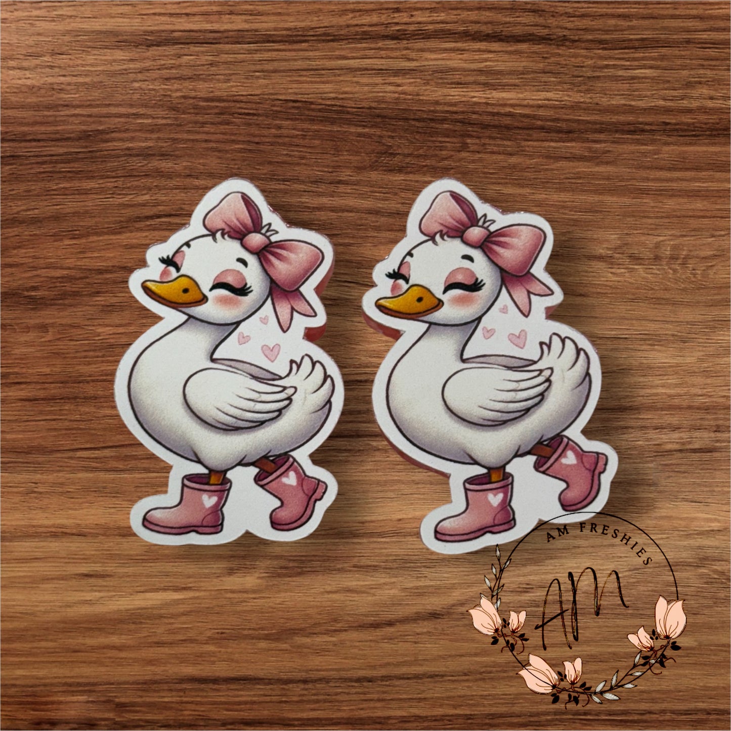 Goose in boots vent clip freshie pair