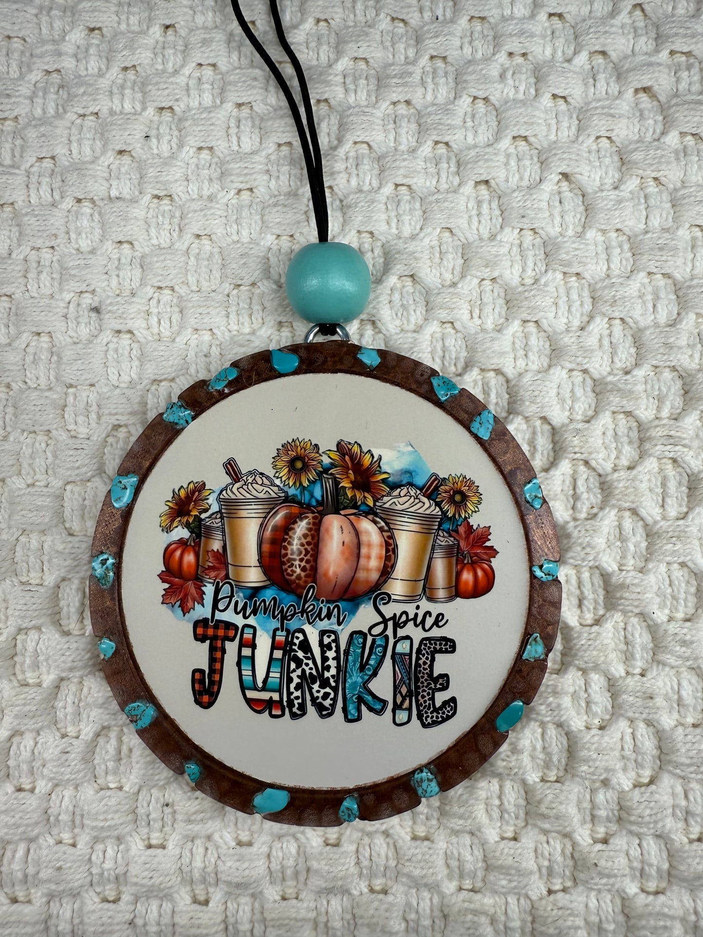 Pumpkin Spice Junkie 4" Round