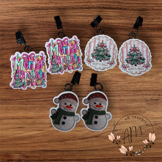 Winter/Christmas Vent Clip pairs