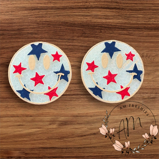 Star Smiley Face Vent Clips