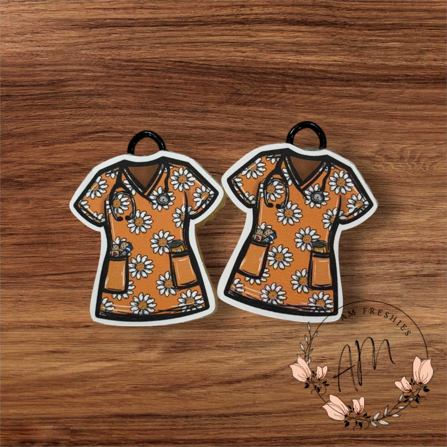 Scrub Top Vent Clips