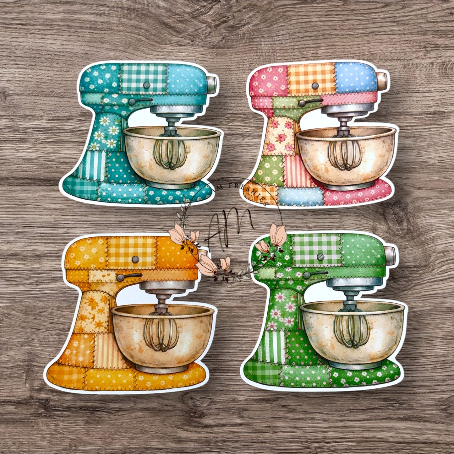 Vintage Patchwork Mixers