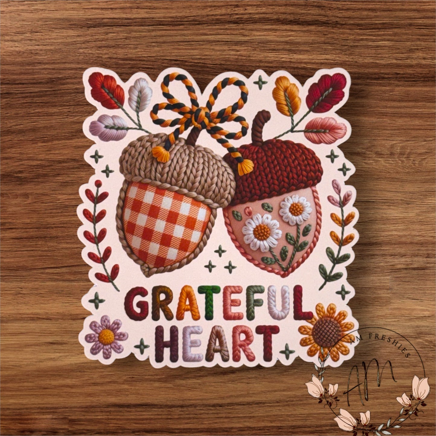 Grateful Heart Fall-Acorns