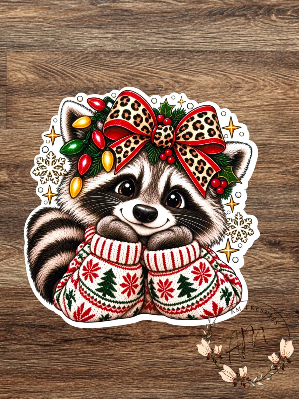 Christmas Racoon
